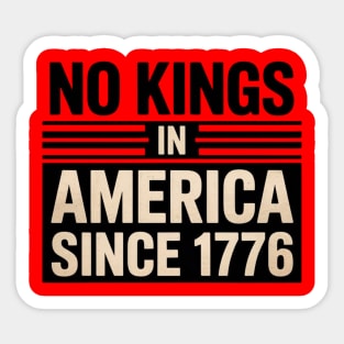 No-Kings-In-America Sticker